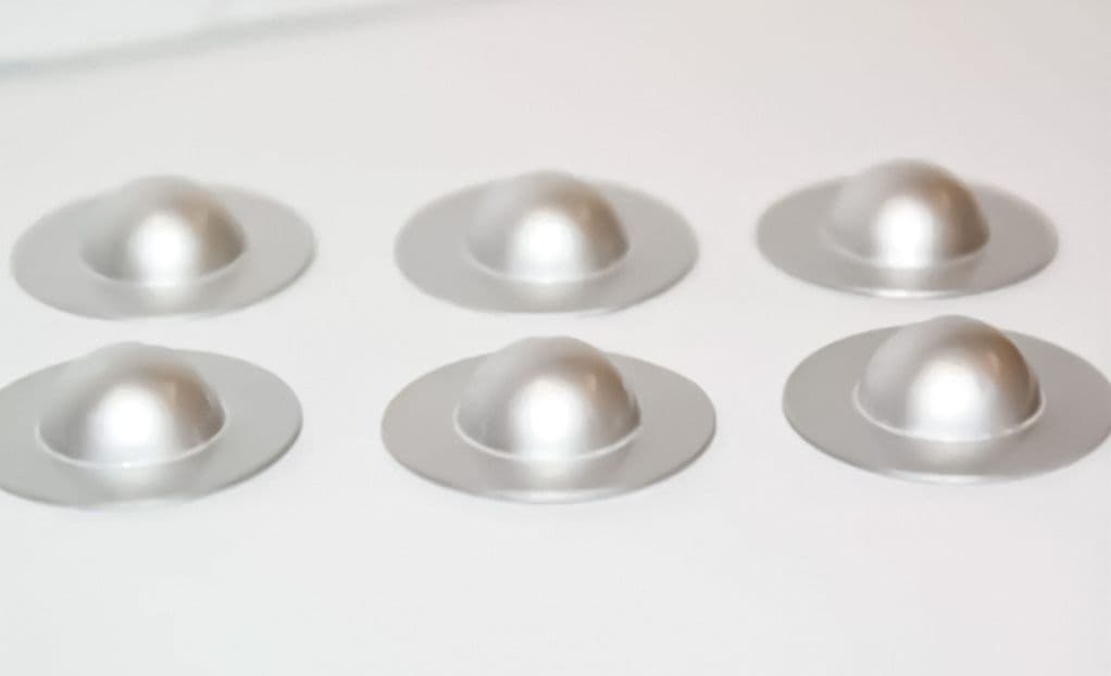 An assortment of blister packs, designed to contain reagents for Point of Care testing.